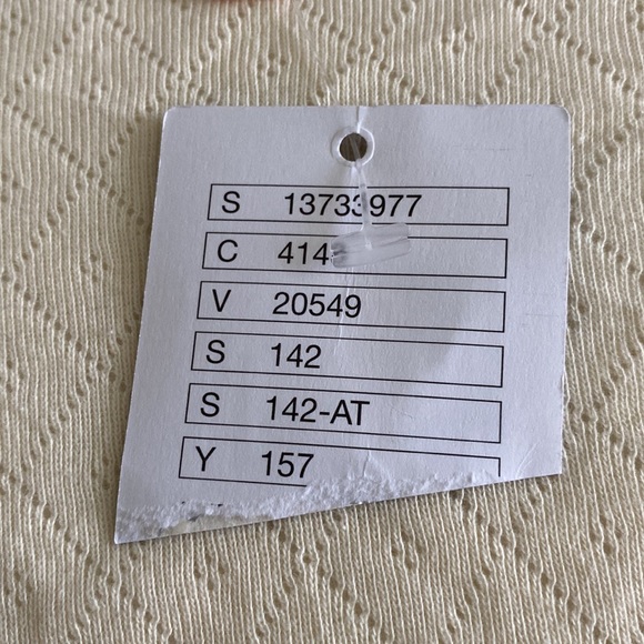 Anthropologie NWT Eloise Picot wrap top Victorian bed jacket pale butter yellow - Picture 7 of 11